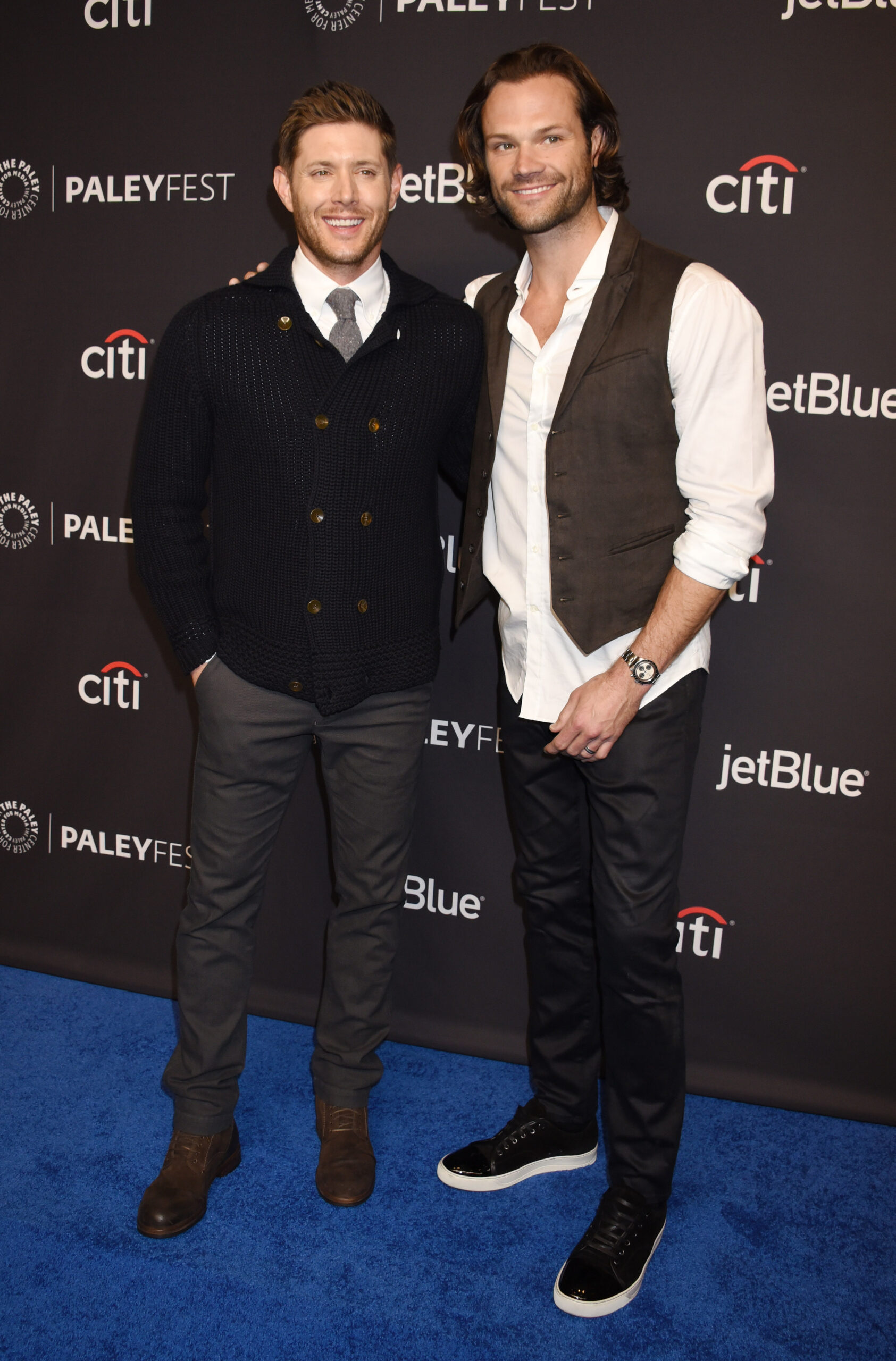 Jensen Ackles and Jared Padalecki at the 2018 PaleyFest Los Angeles 'Supernatural'