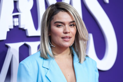 Karol G arrives at the World Premiere Of MGM's 'The Addams Family'