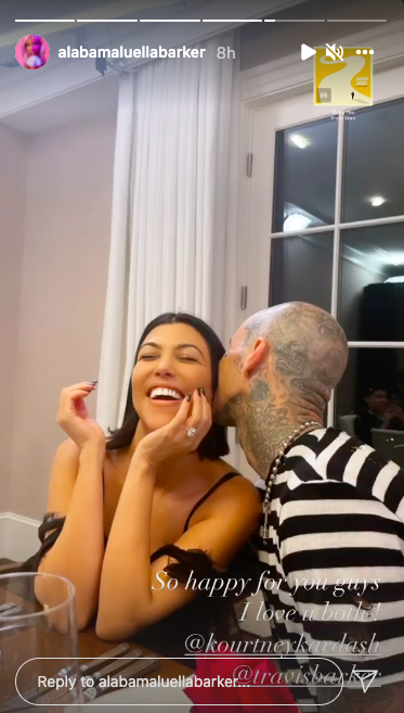 Kourtney Kardashian’s Engagement Ring Reportedly Worth Over $1 Million!!