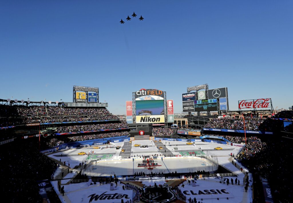 NHL Winter Classic between the Buffalo Sabres and New York Rangers at Citi Field