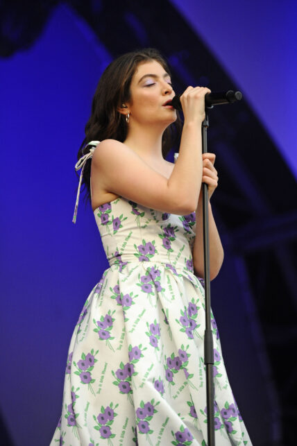 Lorde performing at ALL POINTS EAST