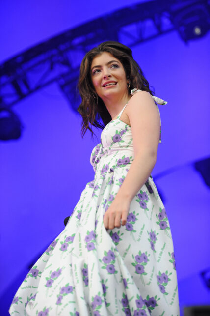 Lorde performing at ALL POINTS EAST
