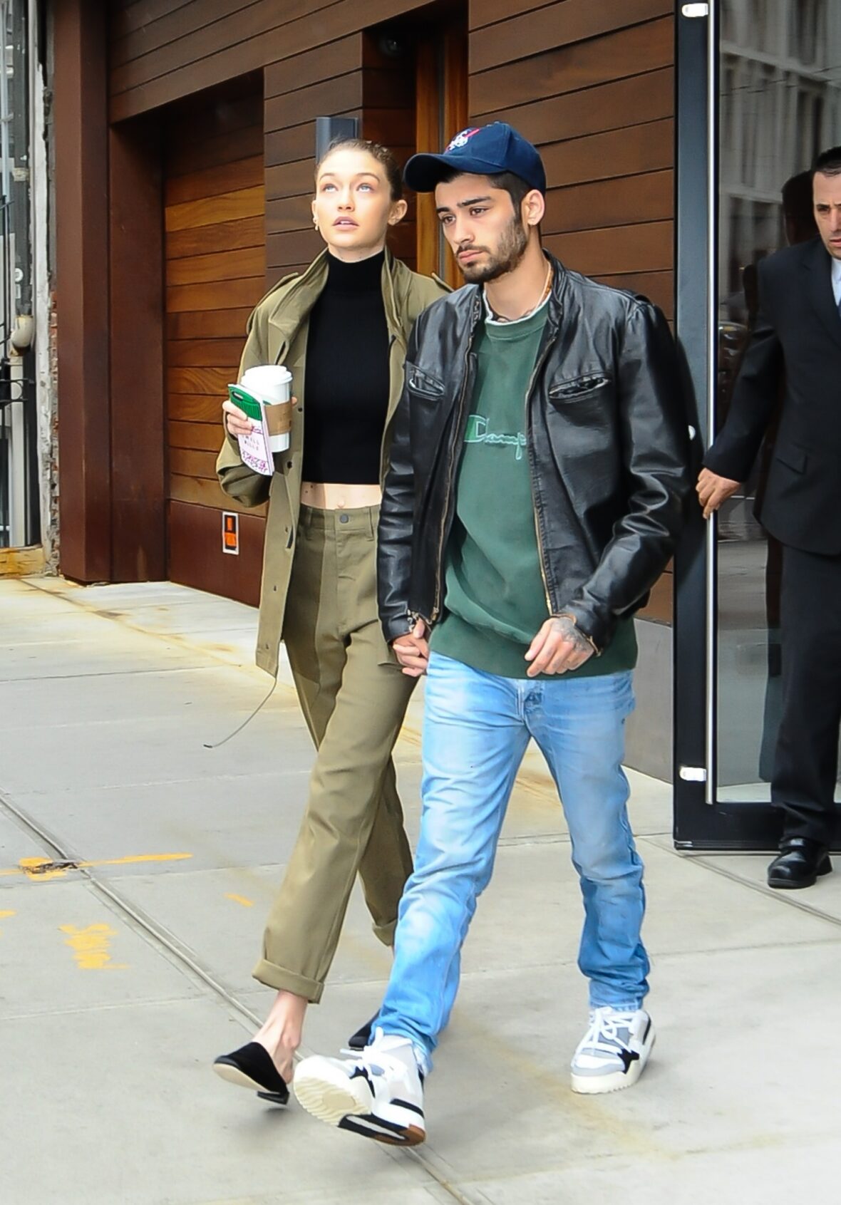 Gigi Hadid and singer Zayn Malik spotted in Soho