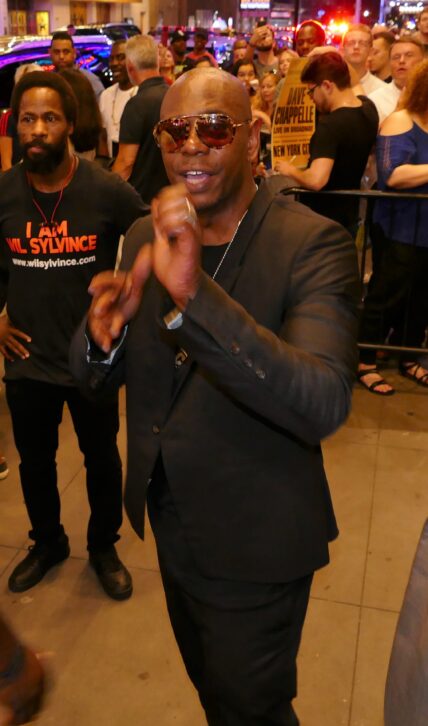 Comic Legend Dave Chappelle Seen Leaving His Show On Broadway