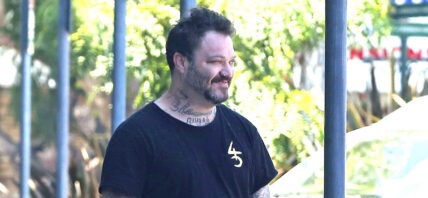 Bam Margera seen after being released from jail after being arrested for Trespassing