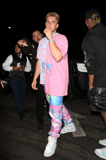 YouTuber Jake Paul arrives at Hyde Lounge for a Halloween party