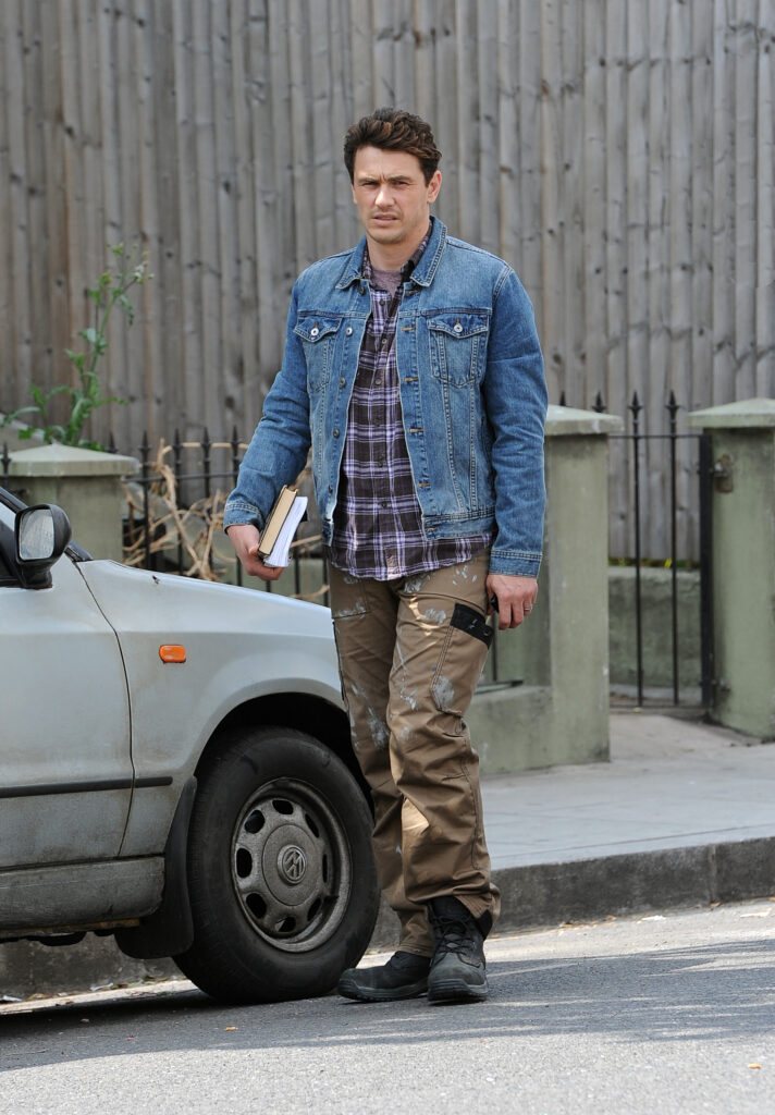James Franco and Kate Hudson filming their new movie apos Good People apos on location in Shepherd apos s Bush