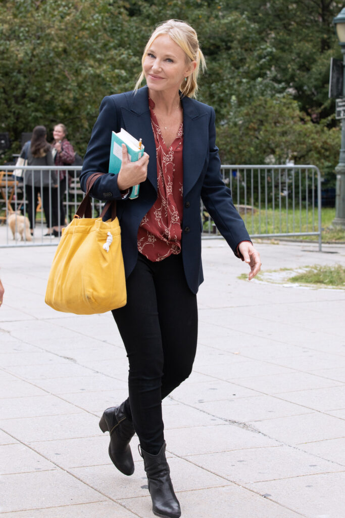 Peter Scanavino and Kelli Giddish Film quot Law amp Order SVU quot