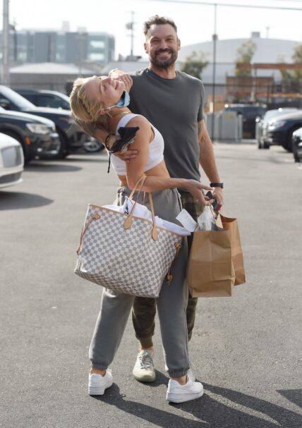 Celebrities arriving at Dancing with the Stars Rehearsals