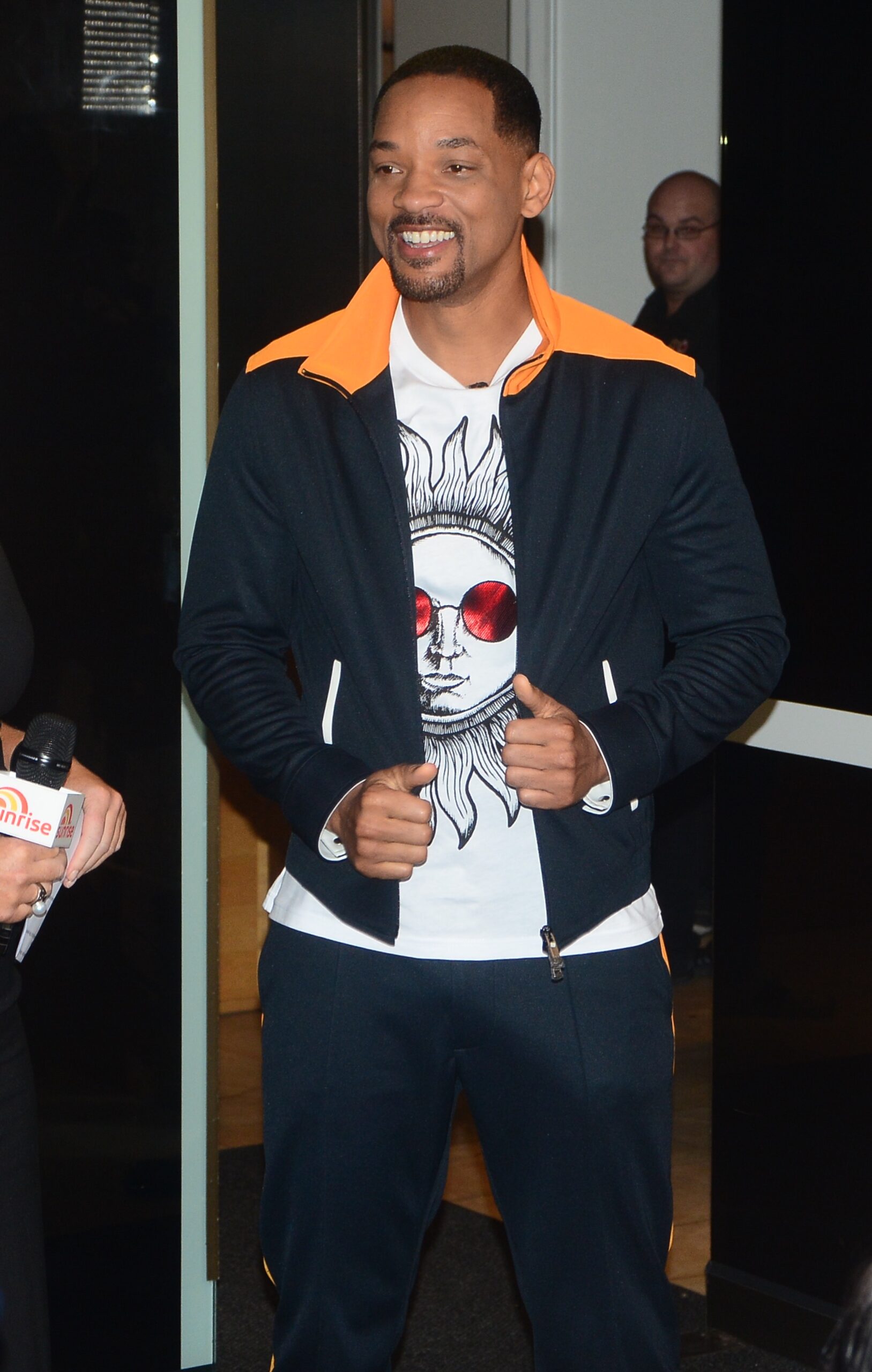 Will Smith meets fans at his Sunrise TV interview
