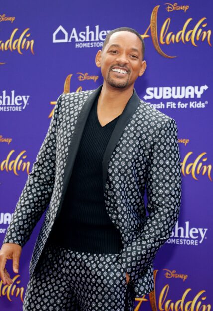 Will Smith smiling.