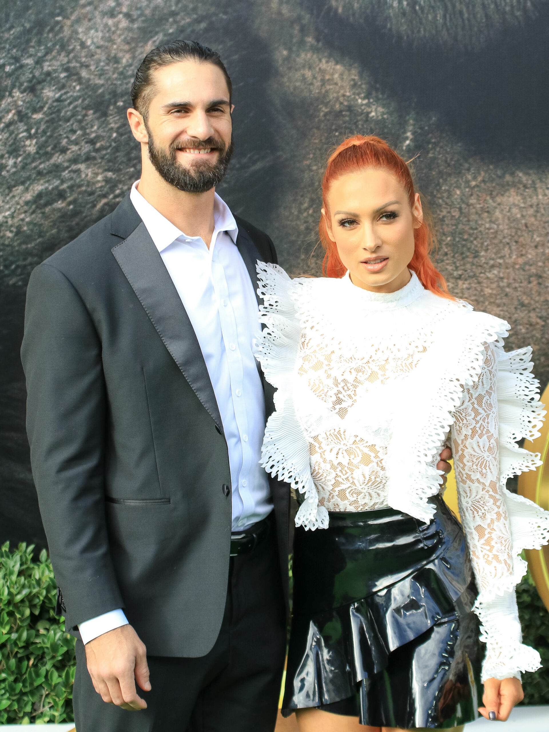 Seth Rollins and Becky Lynch