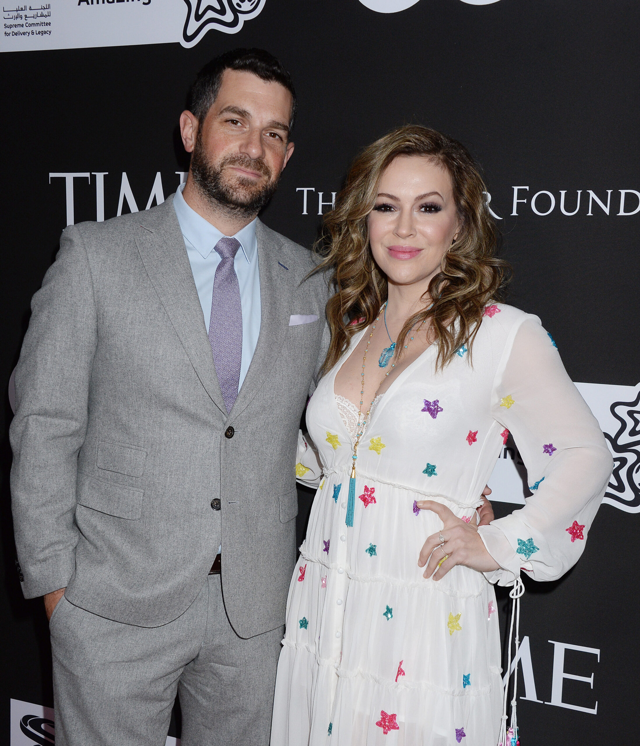 Alyssa Milano and Dave Bugliari at the 10th Anniversary Gala Benefiting CORE