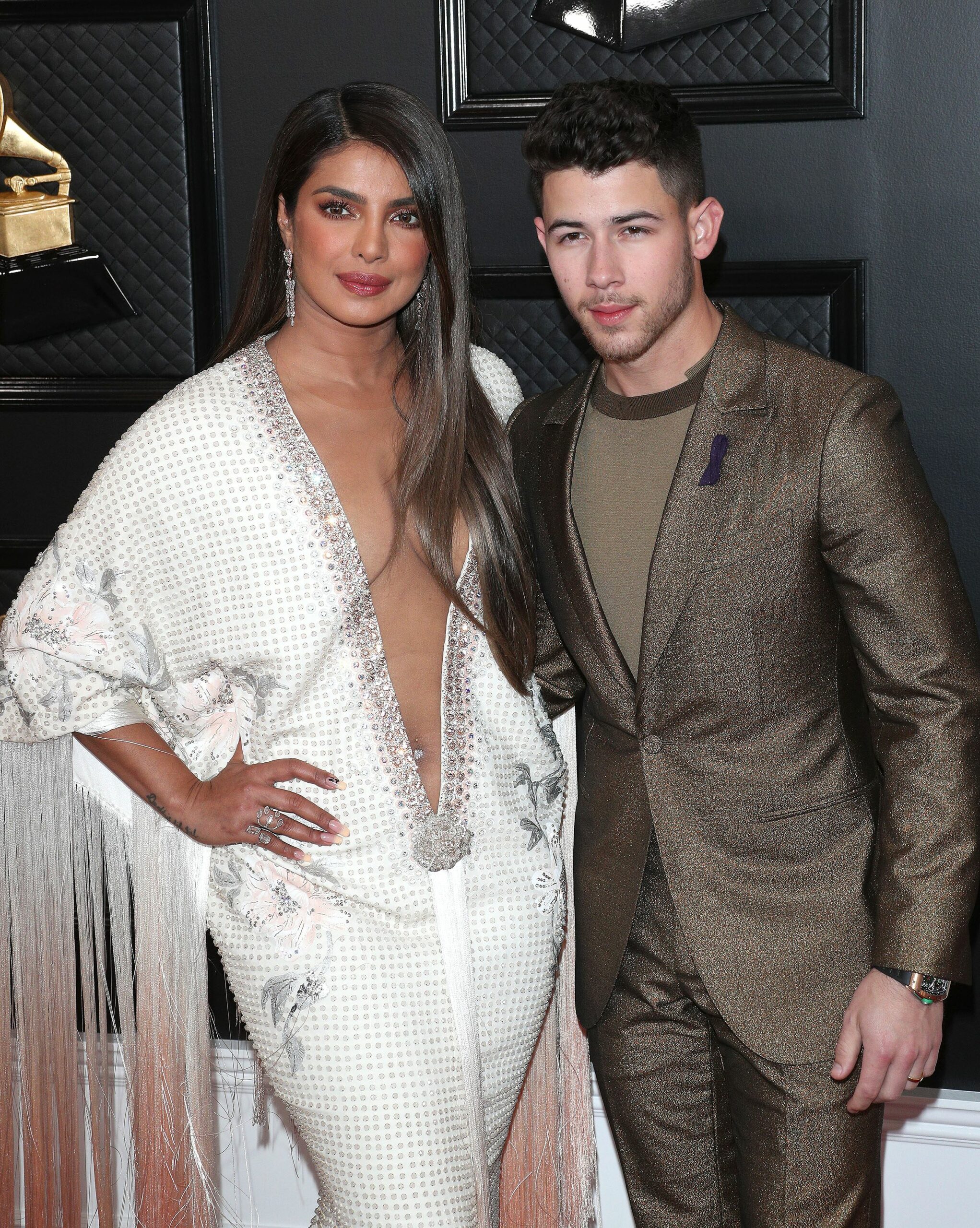 Priyanka Chopra Jonas and Nick Jonas at 62nd Annual Grammy Awards