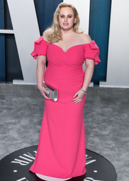 Rebel Wilson posing for the camera..