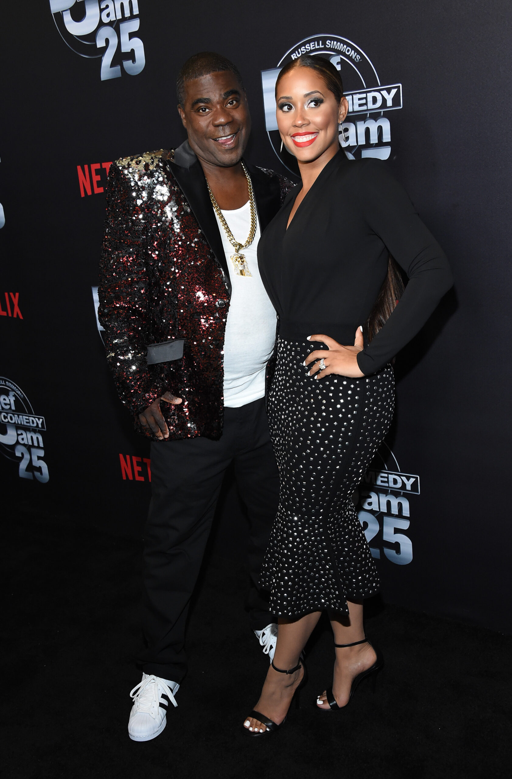 Tracy Morgan and Megan Wollover