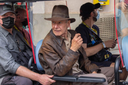 Harrison Ford filming Indiana Jones 5 in Cefalù, Sicily