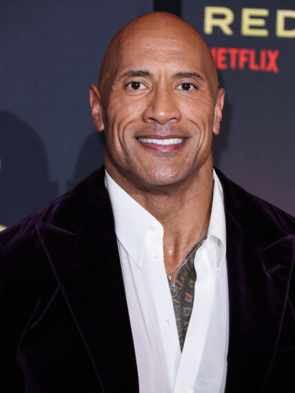 Dwayne Johnson at the World Premiere Of Netflix's 'Red Notice'