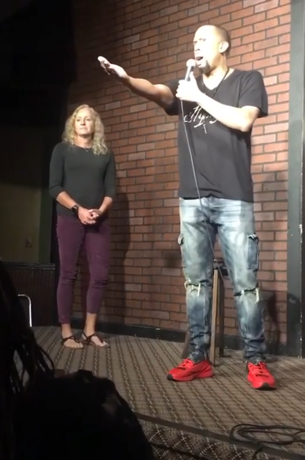 Sharon Stone Supports Comedian After ‘Karen’ Rushes Stage During His Set
