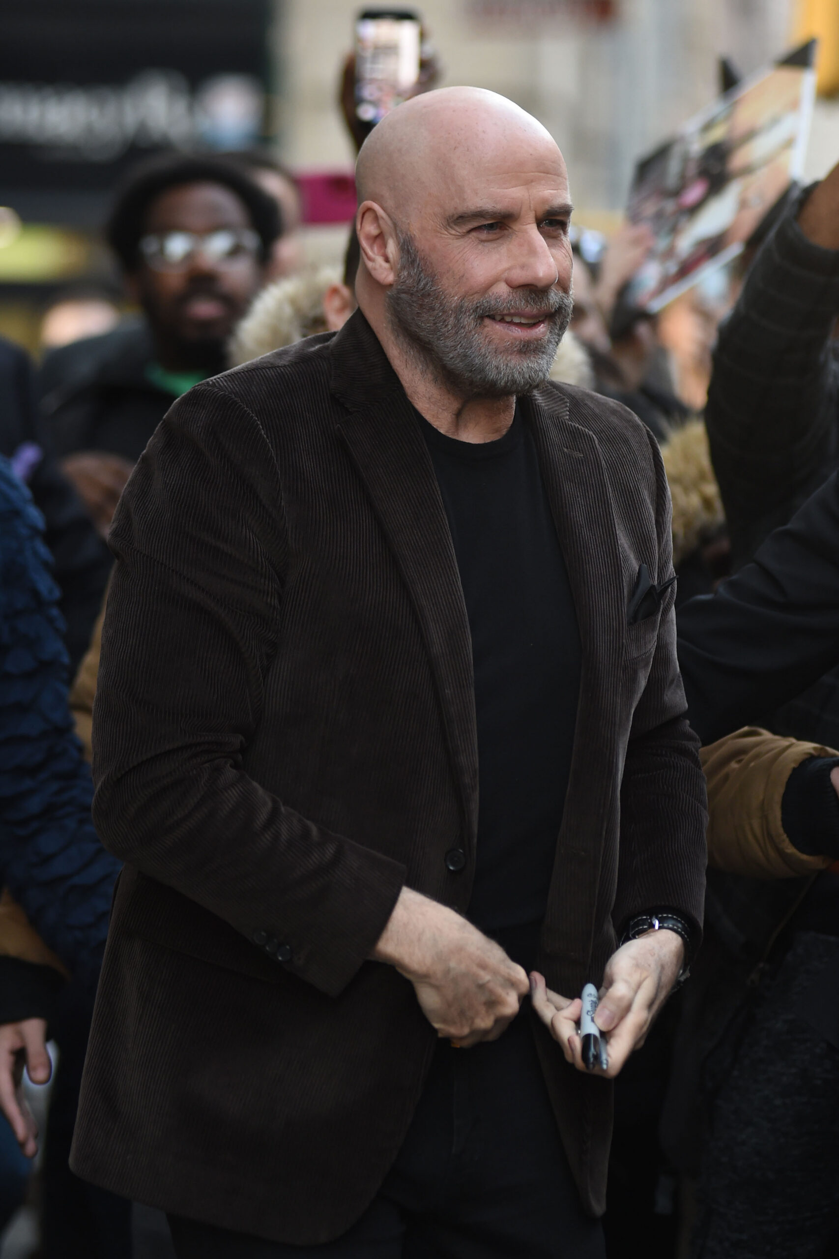 John Travolta smiling