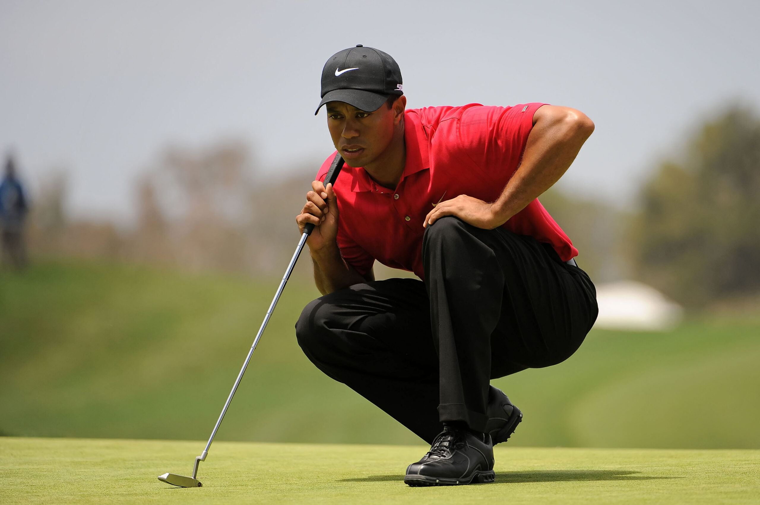 Tiger Woods at the 2008 US Open Golf Championship