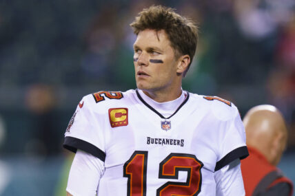 Tom Brady at the Buccaneers vs Eagles Oct 14 game