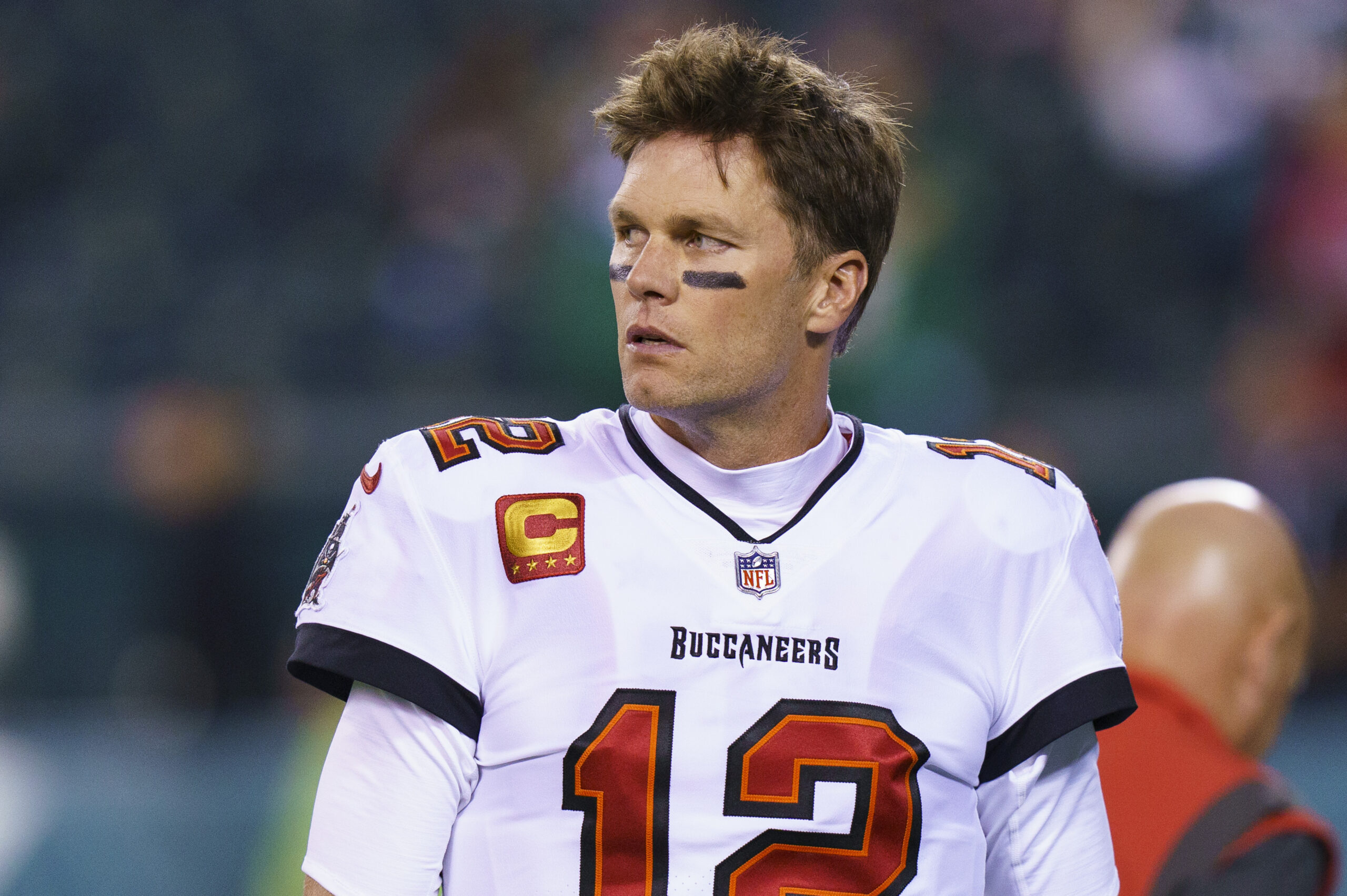 Tom Brady at the Buccaneers vs Eagles Oct 14 game