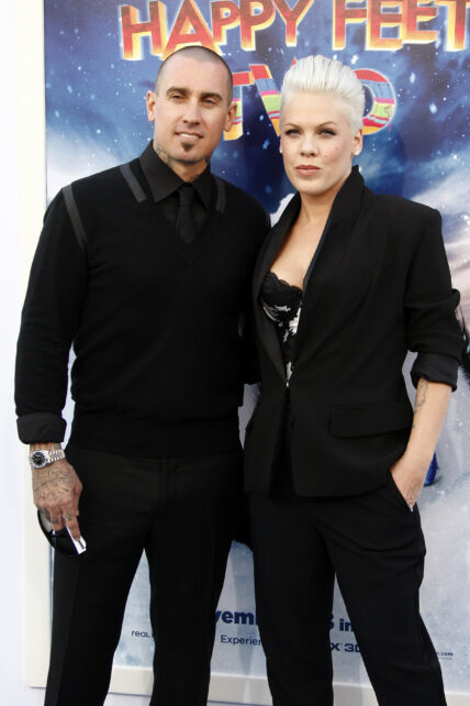 Pink & Carey Hart smiling