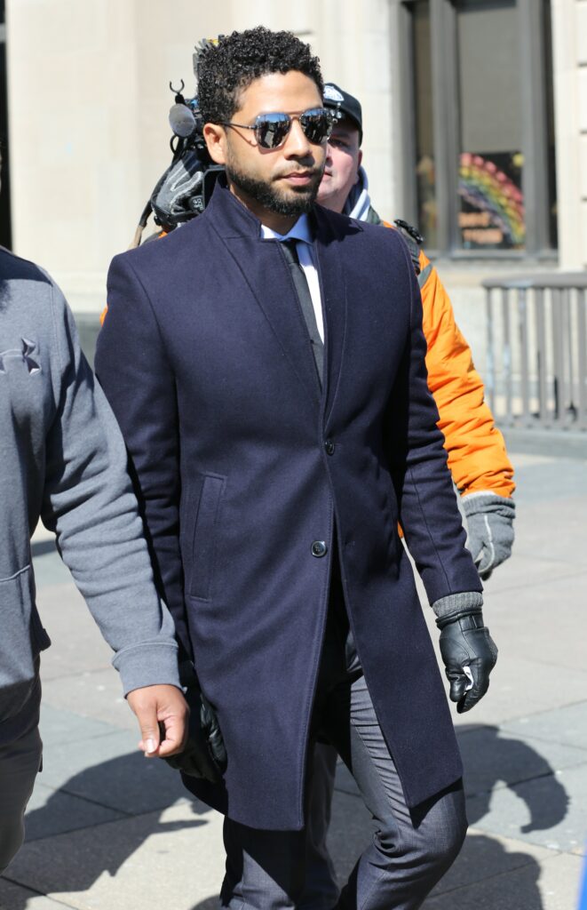 Jussie Smollett leaves court after all charges dropped