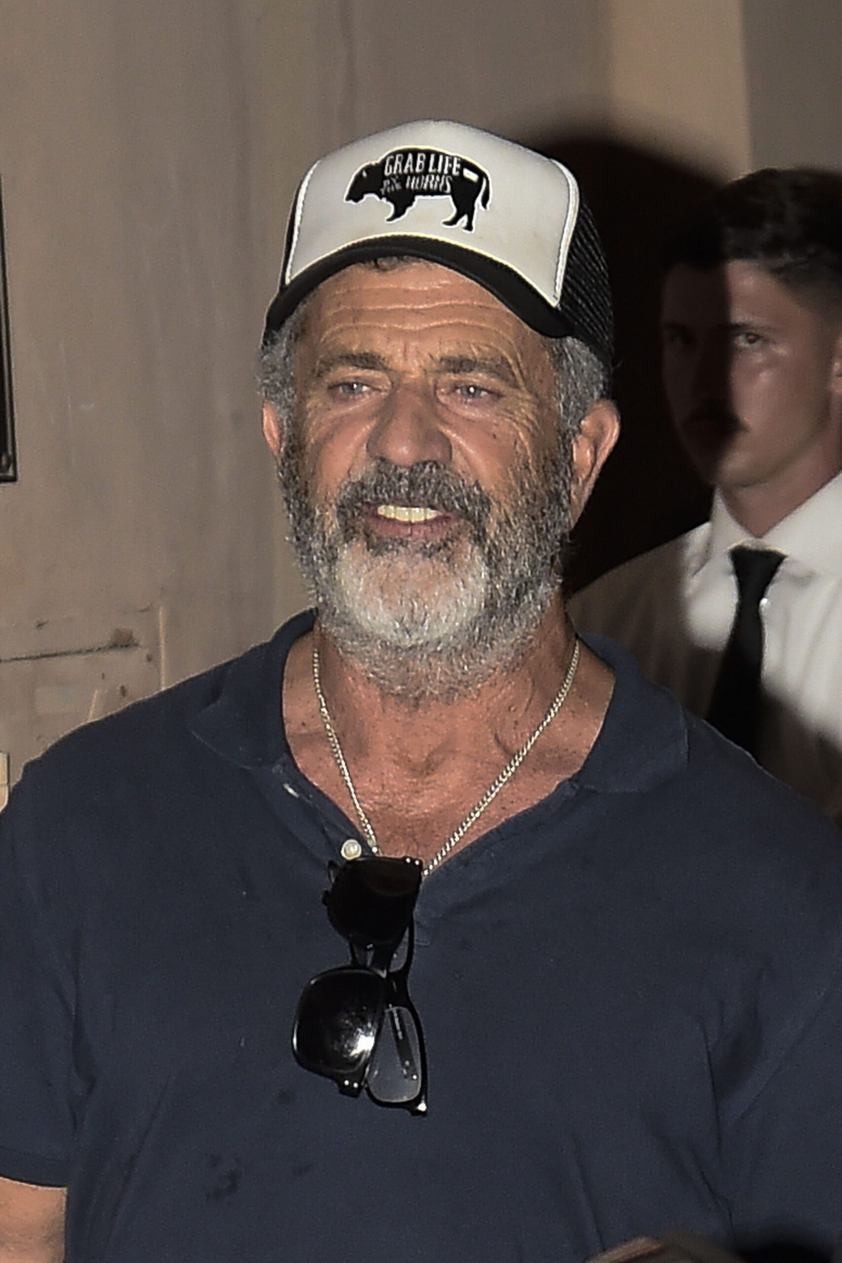 Mel Gibson and wife dinner out in Rome