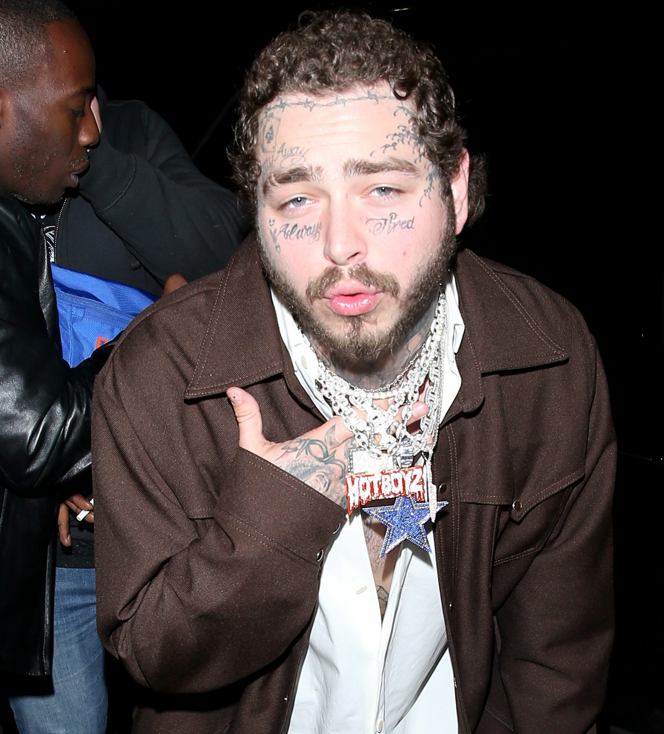 Post Malone has his Diamonds Tested to see if they are Real on Not as he was seen leaving apos The Nice Guy apos bar in West Hollywood CA
