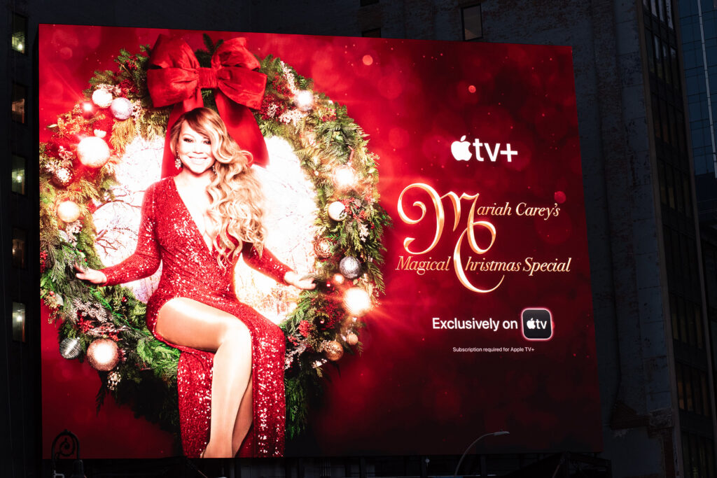 Mariah Carey Ad Located Near Penn Station NY