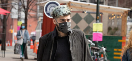 Zayn Malik walking in NYC