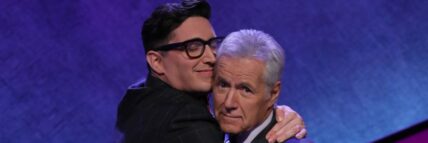 Buzzy Cohen with Alex Trebek