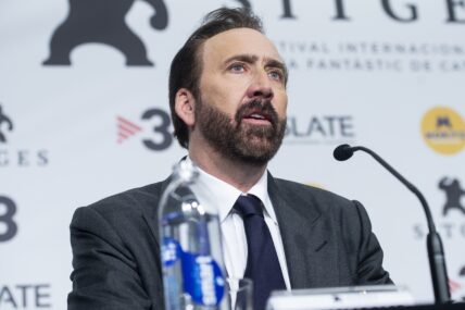 Nicolas Cage Press Conferencel "Mandy" at Sitges Film Festiival