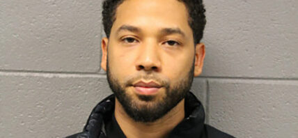 Mugshot of Empire actor Jussie Smollett after he allegedly faked a hate crime so he could get a raise.