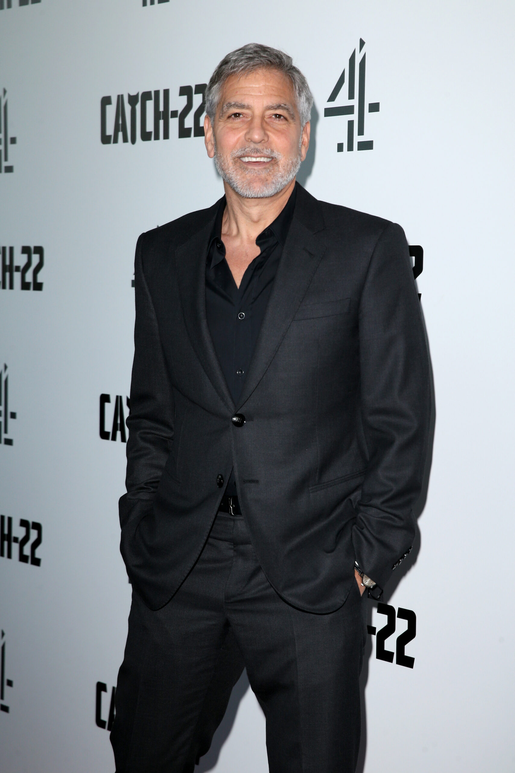George Clooney smiling