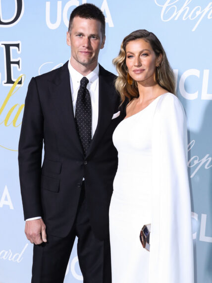 Gisele Bündchen And Tom Brady smiling