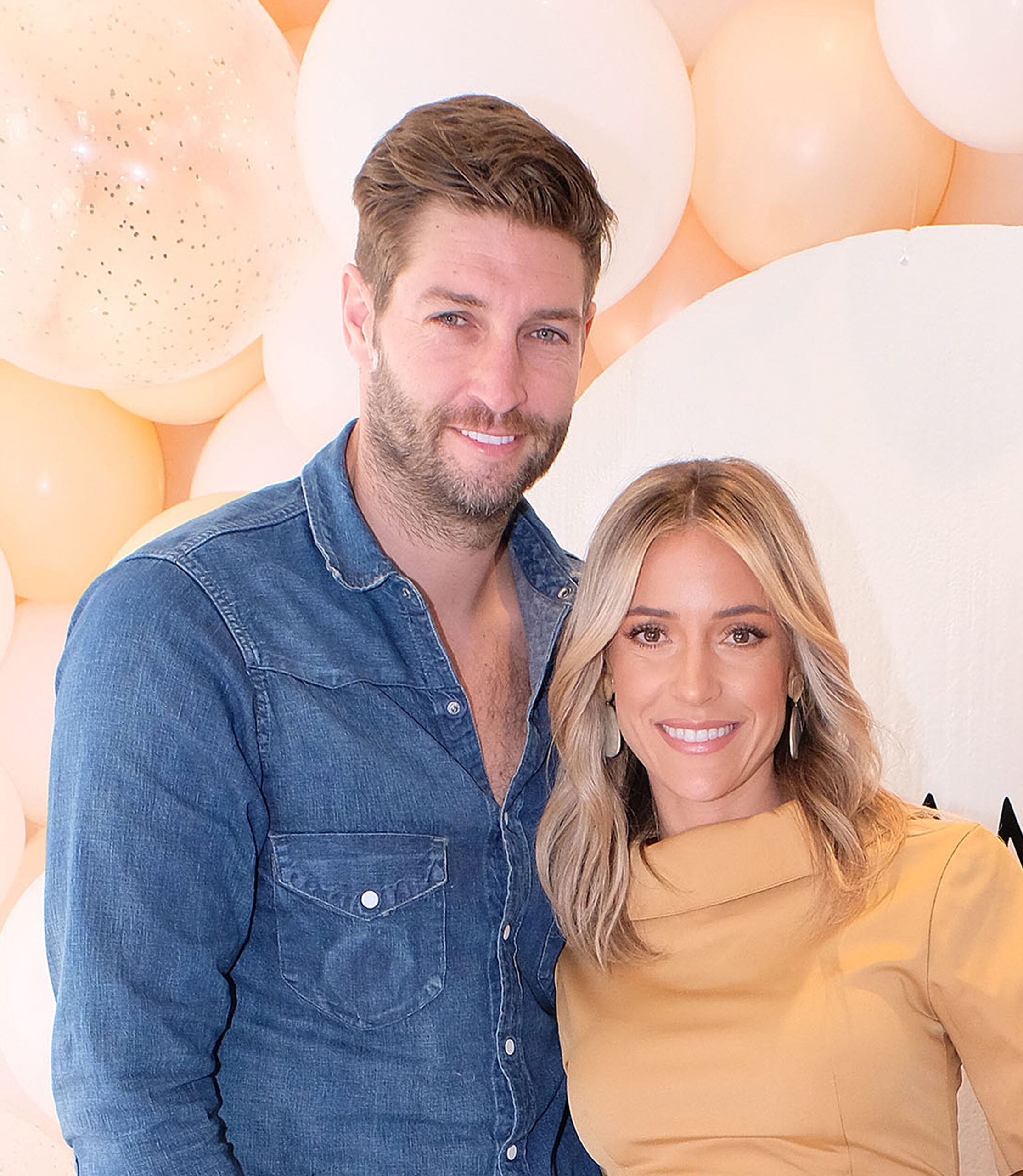 Kristin Cavallari and Jay Cutler smiling