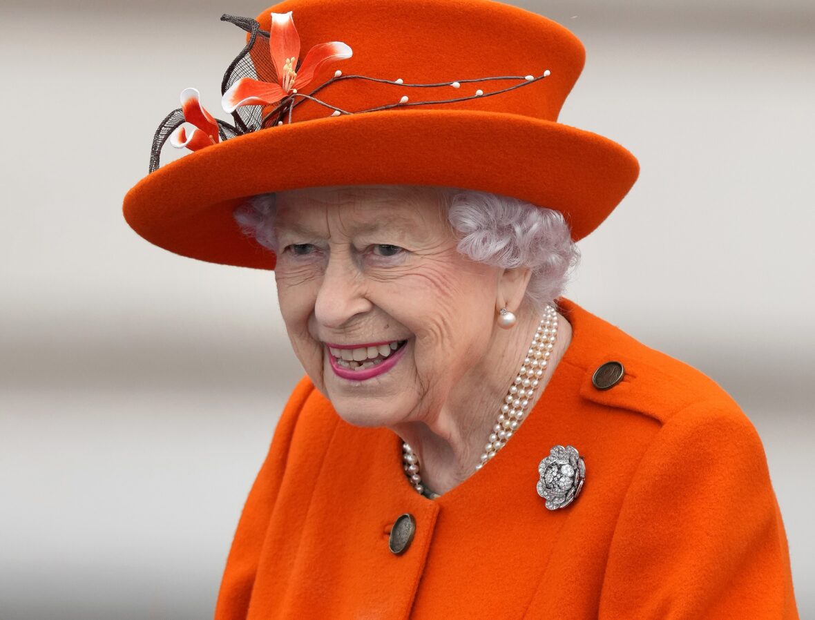 Queen Elizabeth II smiling