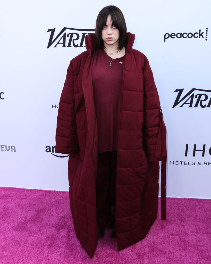 Billie Eilish frowning