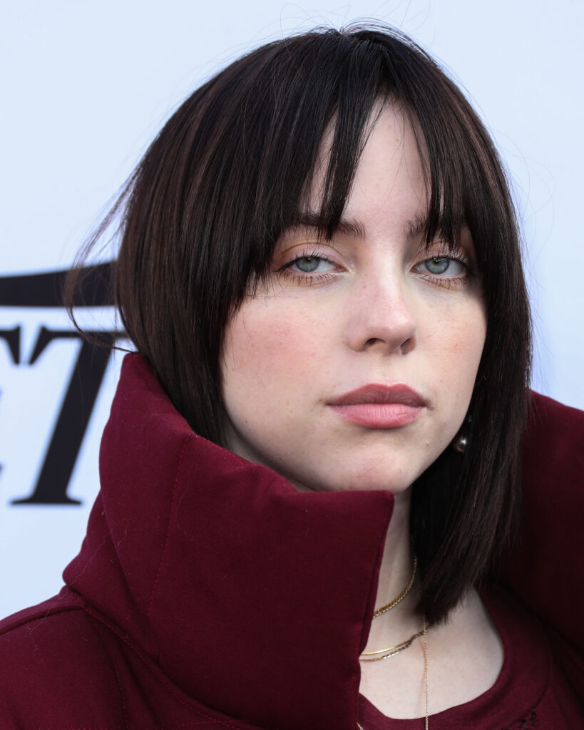 Billie Eilish not smiling