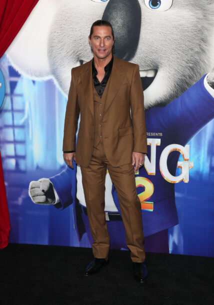 Matthew McConaughey at Sing 2 Premiere Los Angeles