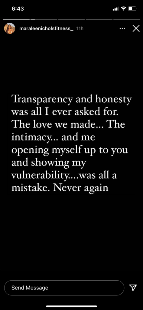 Maralee Nichols speaks