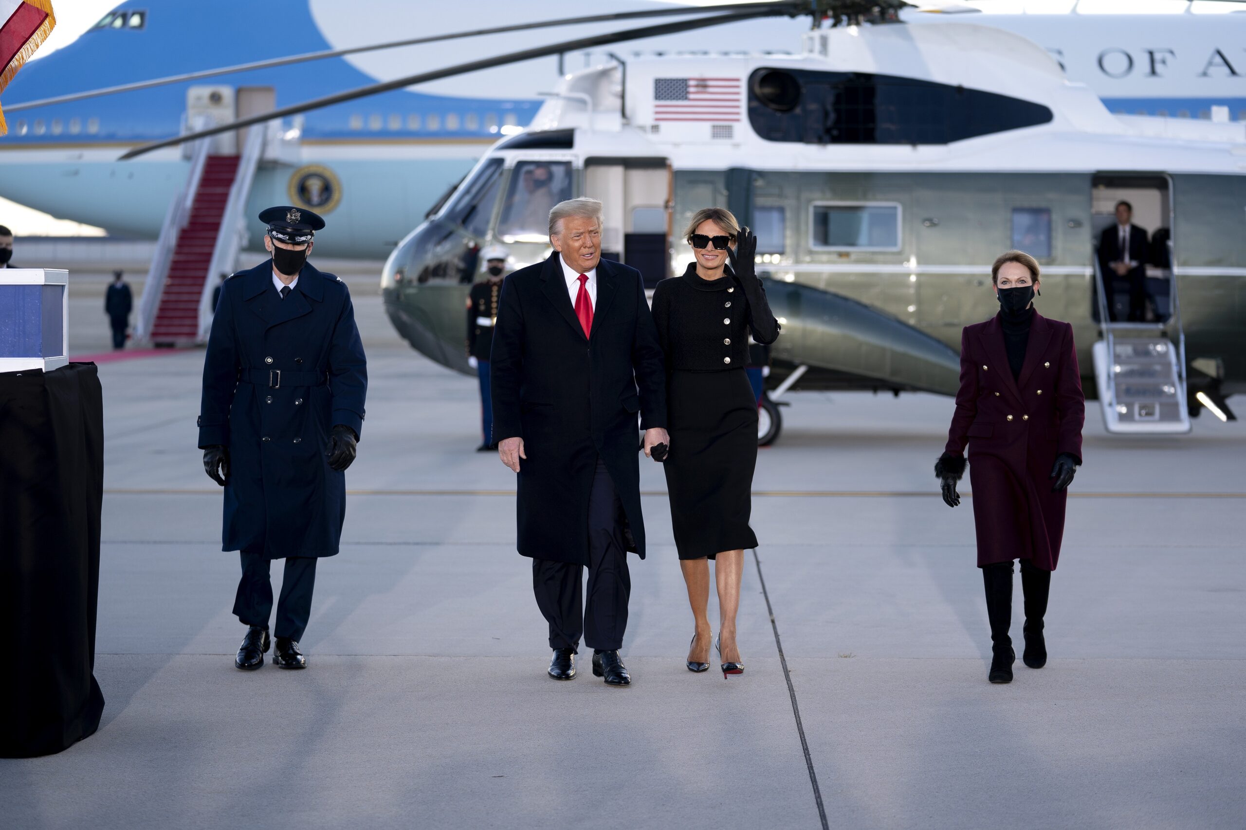 President Trump Holds Departure Ceremony Before Florida Travel