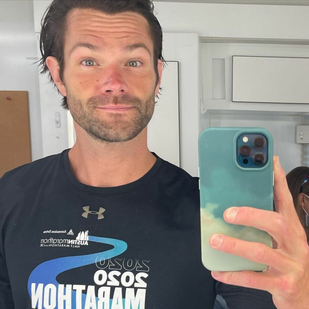 Jared Padalecki poses for Instagram