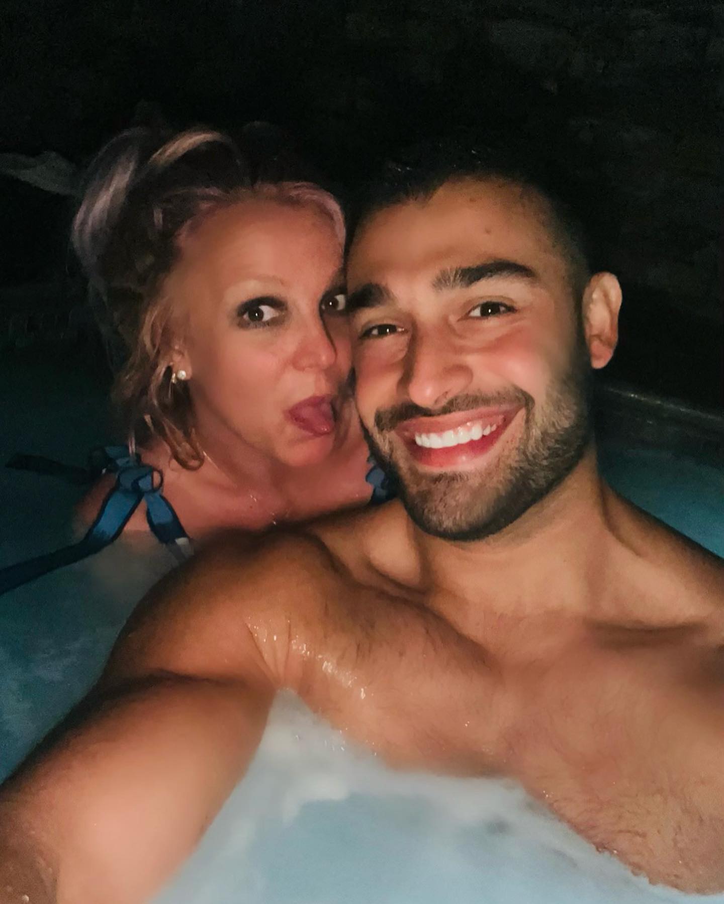 Britney Spears and Sam Asghari