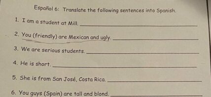 Racist homework assignment in upstate NY