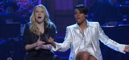 Ariana DeBose and Kate McKinnon on Saturday Night Live