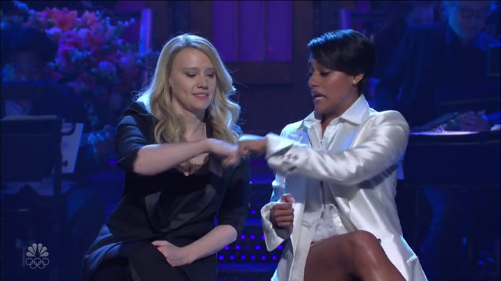 Ariana DeBose and Kate McKinnon on Saturday Night Live